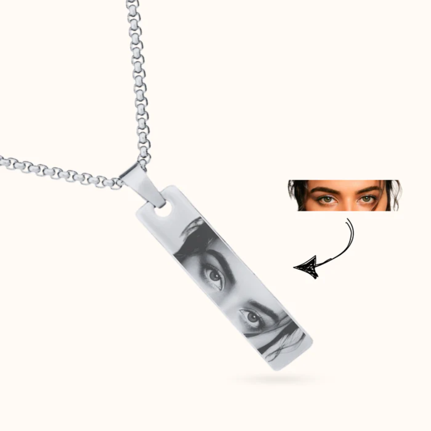 Personalised Photo Engraved Necklace – Turn Your Memories into Jewelry