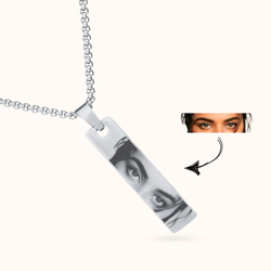 Personalised Photo Engraved Necklace – Turn Your Memories into Jewelry
