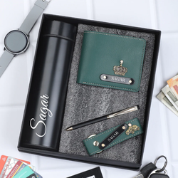 Personalized Hammer Gift Box – Bottle, Wallet, Pen & Keychain 🎁