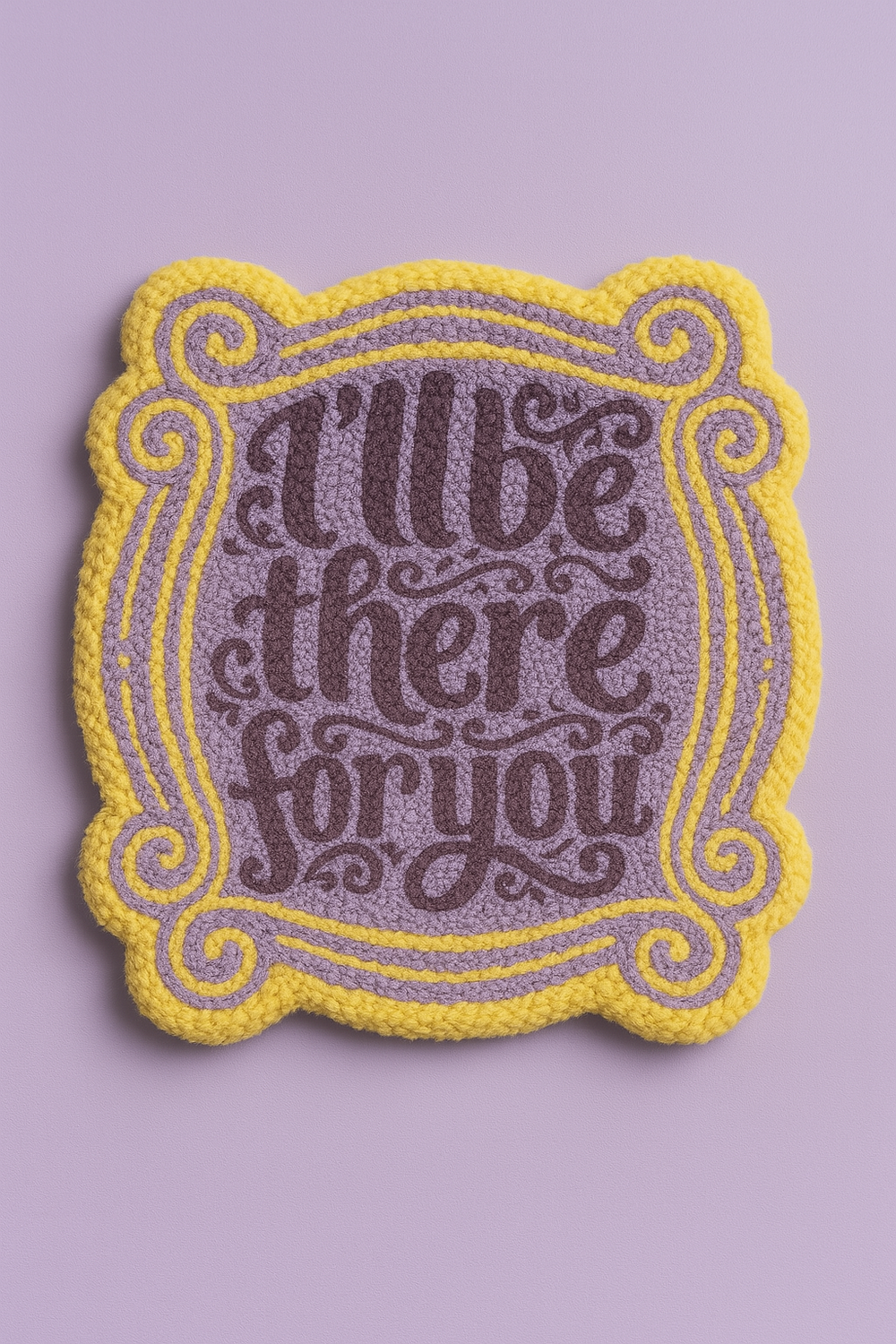 I’ll Be There For You Mug Rug | F.R.I.E.N.D.S | Table Accent & Decor