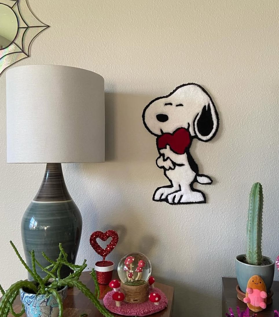 Snoopy Love Hug Rug